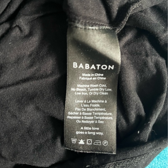 Babaton Black V-Neck Long Sleeve - Picture 3 of 5